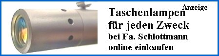Taschenlampen von hoher Qualit�t bei Waffen Schlottmann