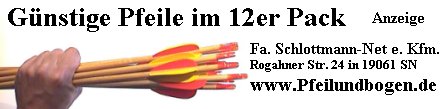G�nstige Pfeile bei Waffen Schlottmann
