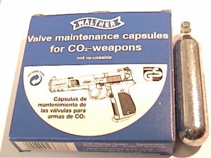 CO2-Kapseln f�r CO2 Pistolen und CO2 Gewehre und Zubeh�r f�r Waffen