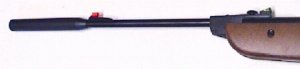 Schalld�mpfer am Luftgewehr Tell 300