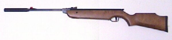 Luftgewehr mit Schalld�mpfer