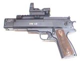 starke Luftpistole Weihrauch HW 45 mit Leuchtpunktvisier