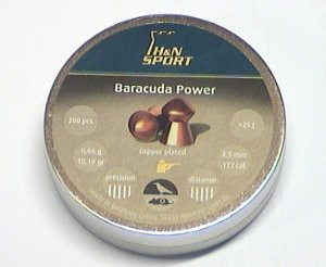 Baracuda Power, verkupferte Diabolos 4,5mm