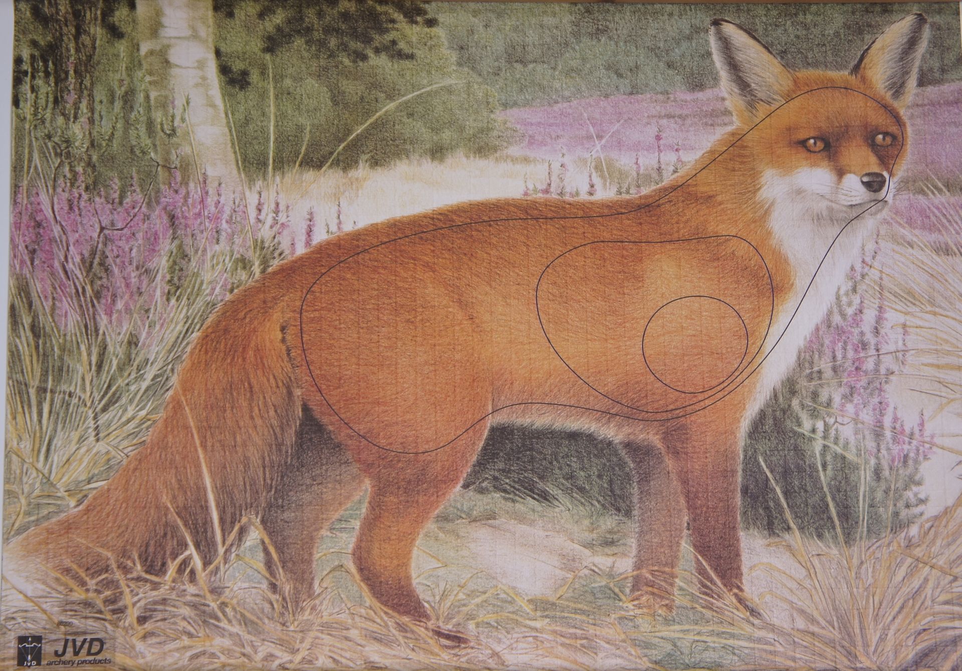 Tierbildauflage Fuchs, ca. 45cm x 62cm