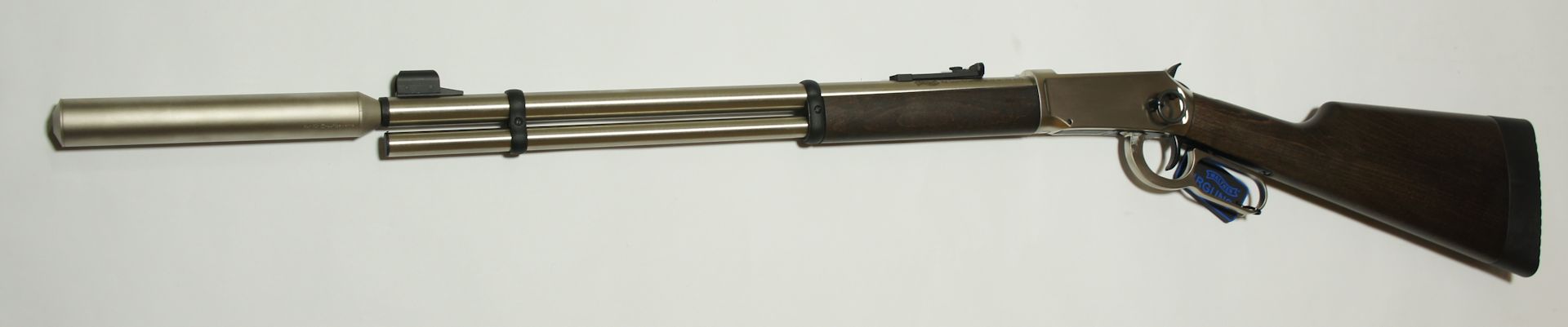 Montagebeispiel am  <a href=1050341.htm>CO2 Gewehr Walter Leveraction </a>  