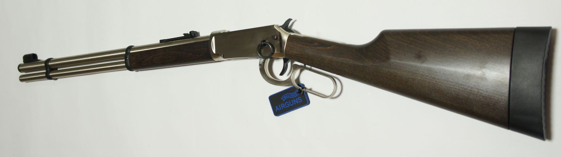 CO2 Winchester, Walther Lever Action, steel finish von der Seite