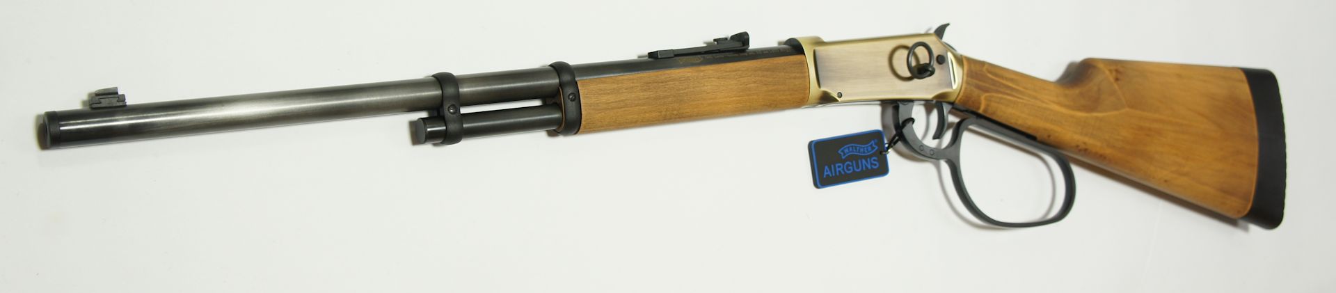 CO2 Winchester, Walther Lever Action Duke,  / Das Visier entspricht dem historischen Vorbild und ist in der Hhe verstellbar.