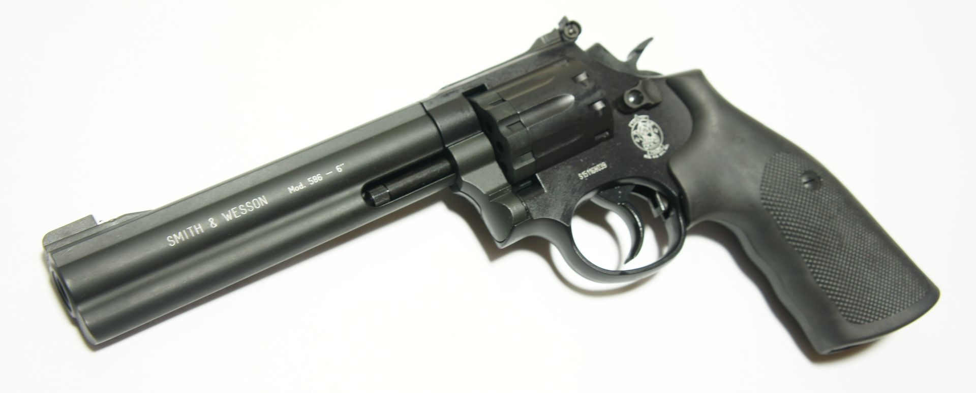 CO2 Revolver Smith & Wesson 586 von vorne