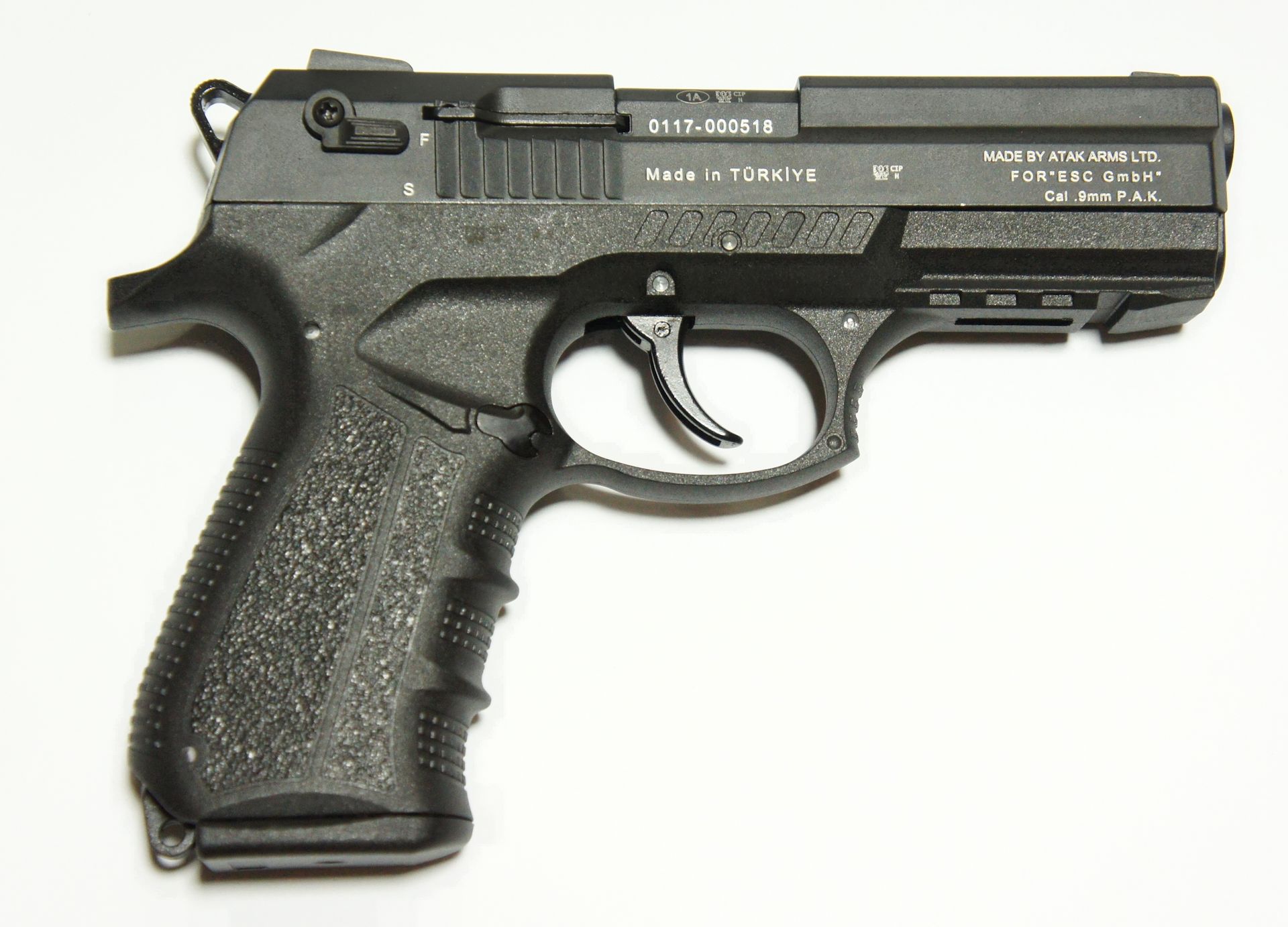 Schreckschusspistole Zoraki Mod. 2918 im Kaliber 9mm P.A.K