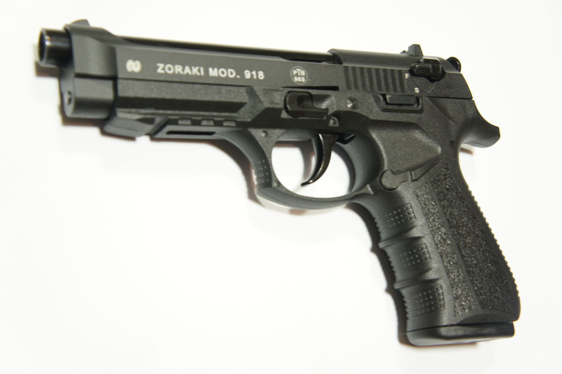 Zoraki 918 Schreckschuss-Pistole 9mm P.A. brniert