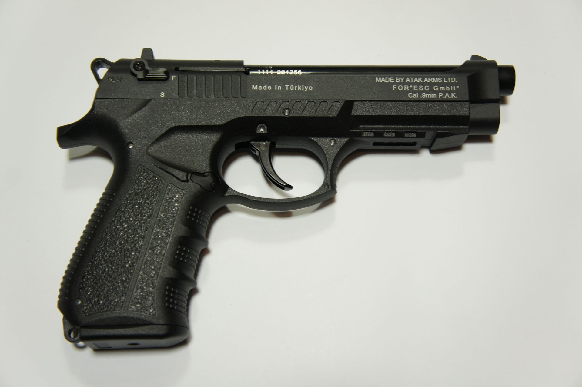 Zoraki 918 Schreckschuss-Pistole 9mm P.A. brniert