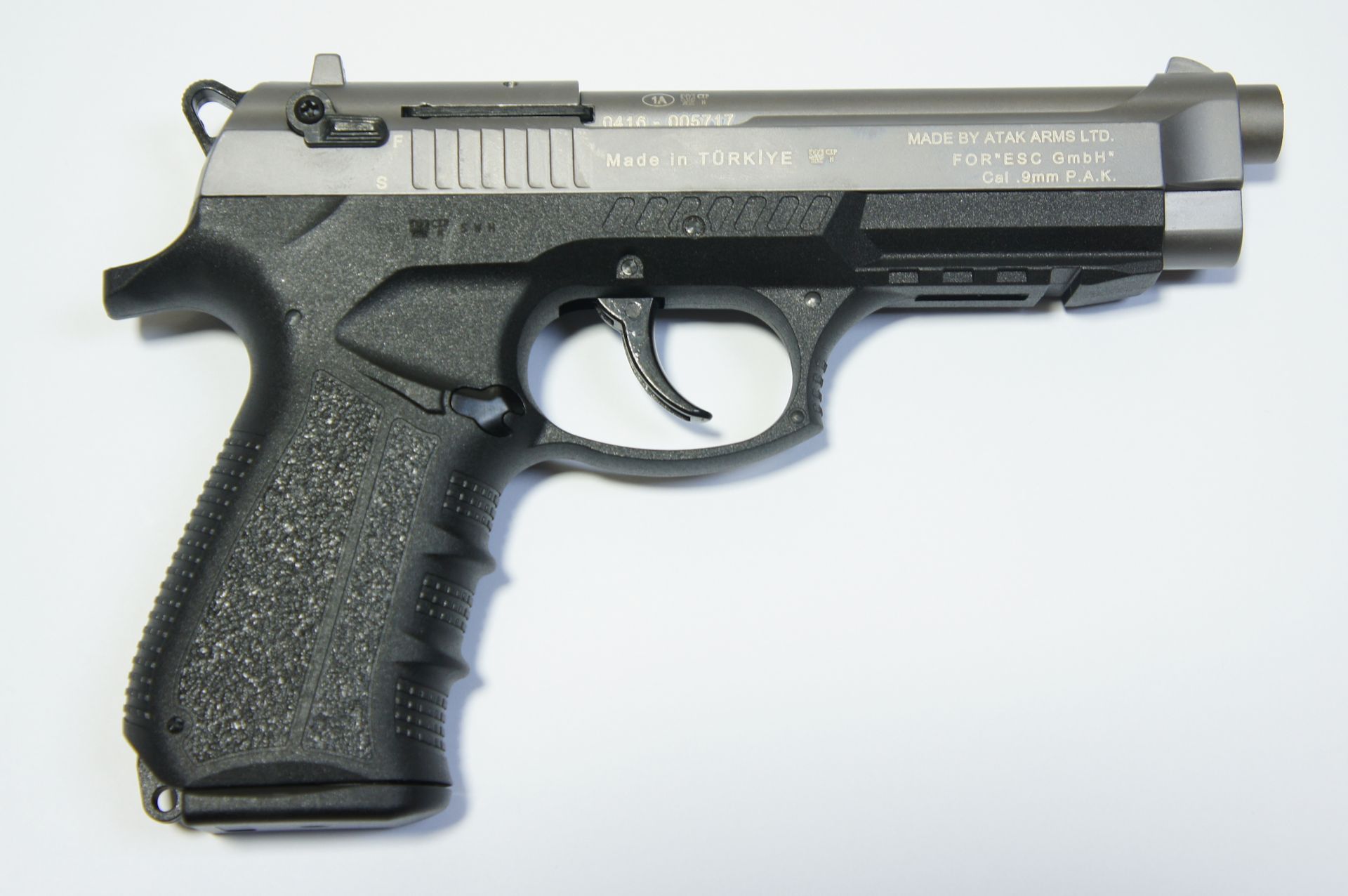 Zoraki 918 Schreckschuss-Pistole 9mm P.A. titan 