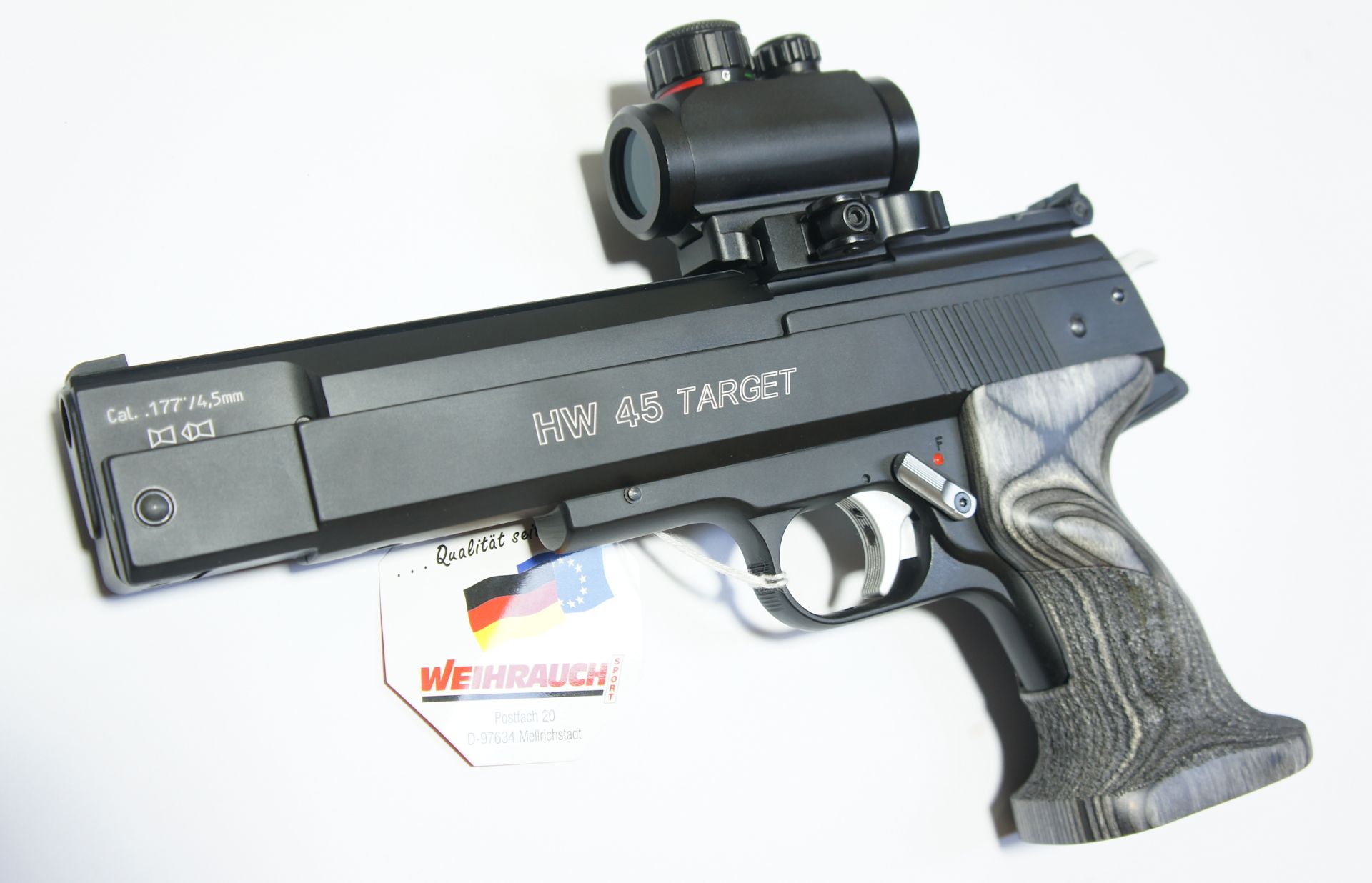 HW 45 Target RTU, Kaliber 5,5mm mit Leuchtpunktvisier