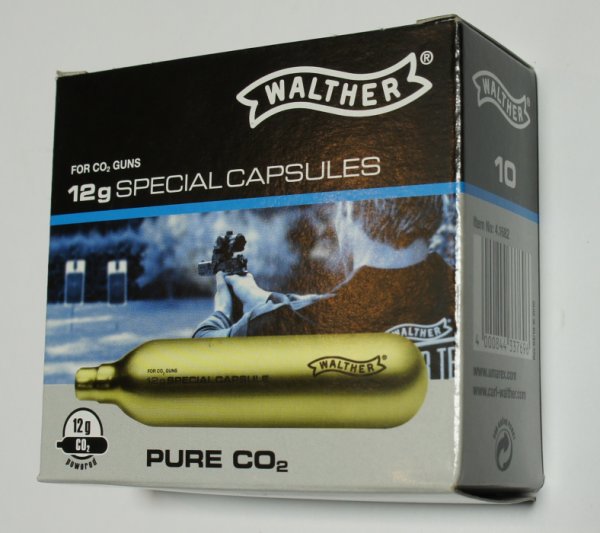 Walther CO2-Kapseln für CO2 Pistolen und CO2 Gewehre