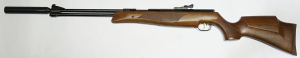 Luftgewehr Weihrauch HW 77 K sd 5,5mm mit Schalldmpfer mit Standardschftung ohne ZF