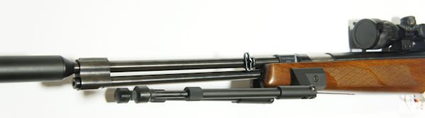 zweibein am  Luftgewehr HW 77 