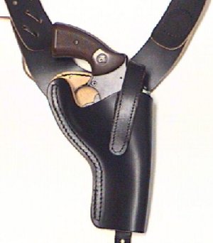 Anwendungsbeispiel Schulterholster für Revolver