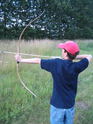 Anwendungsbeispiel vom Holzbogen fr Kinder