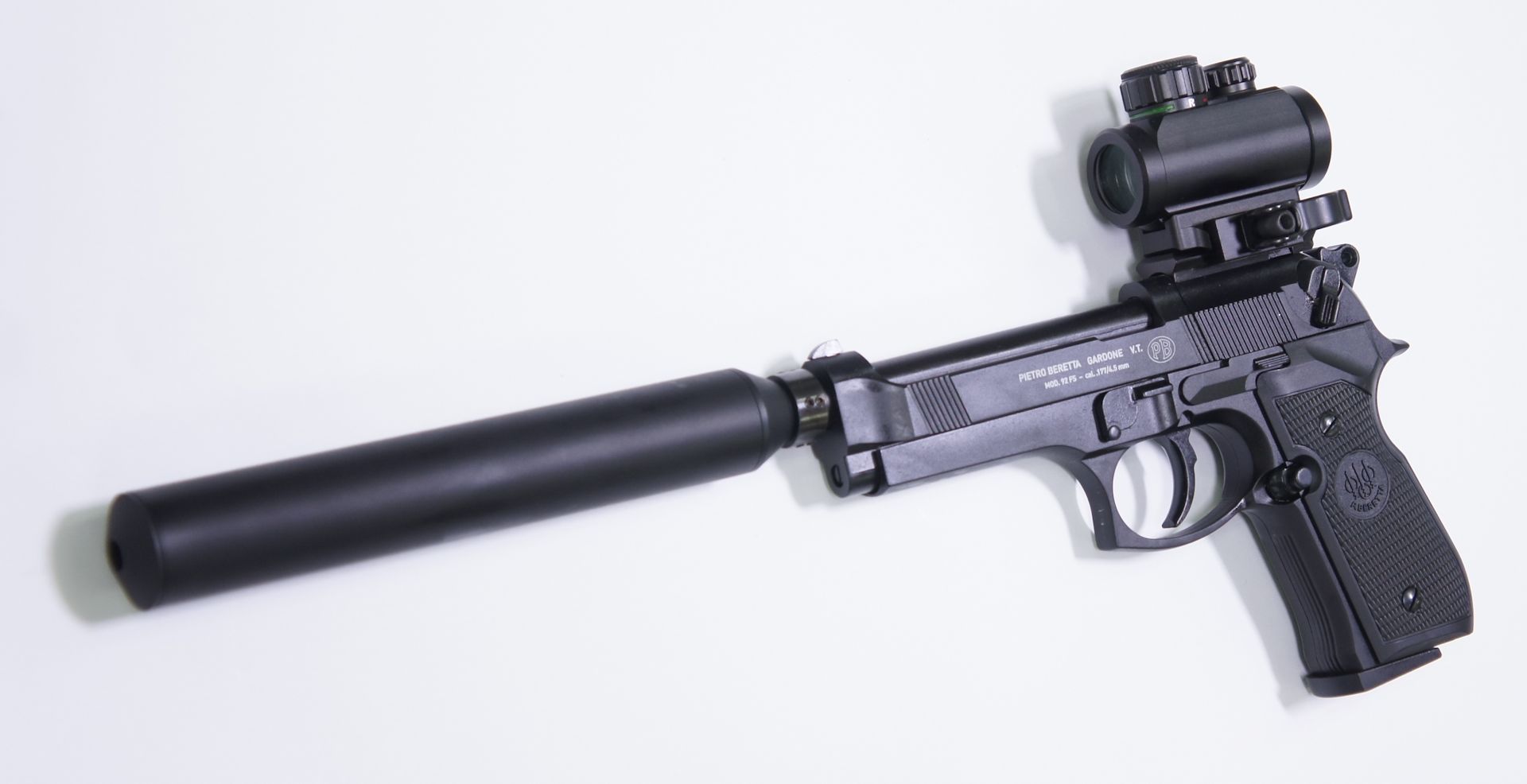 RTU Set mit der CO2 Pistole Modell Beretta 92FS in schwarz