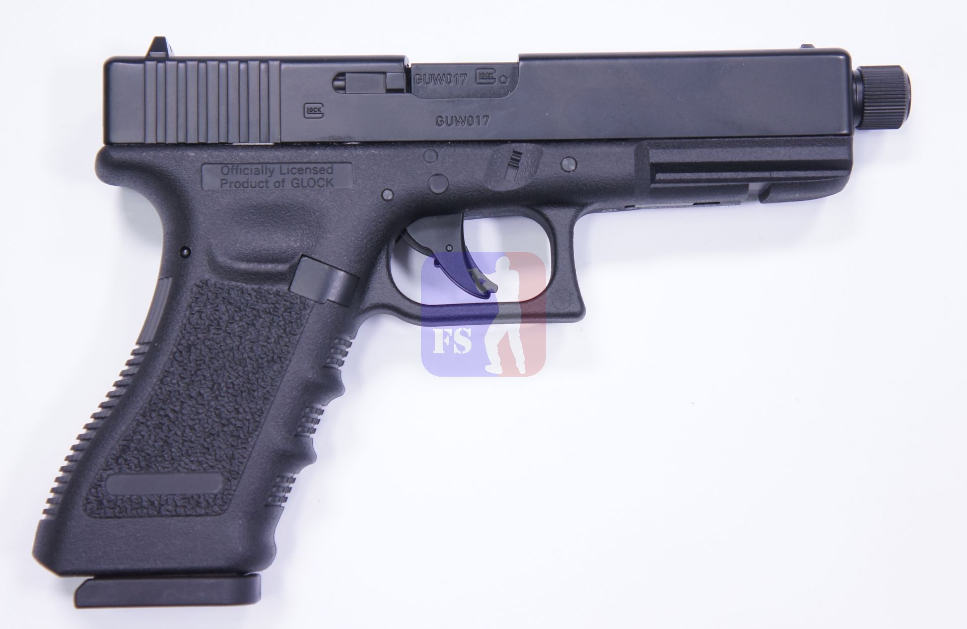 GLOCK 17 als CO2 Pistole ist aus allen Blickwinkeln sehr originalgetreu