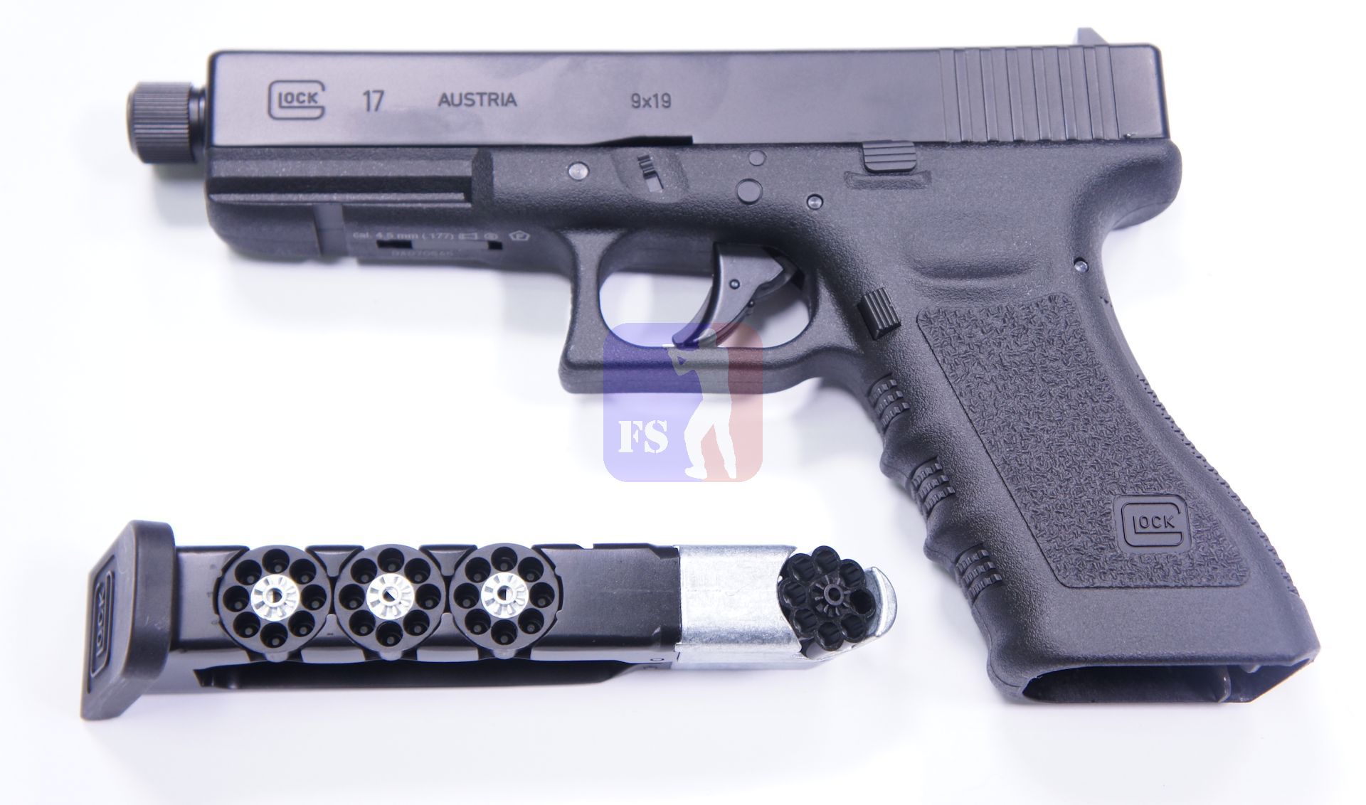 GLOCK 17 als CO2 Pistole Kaliber 4,5mm