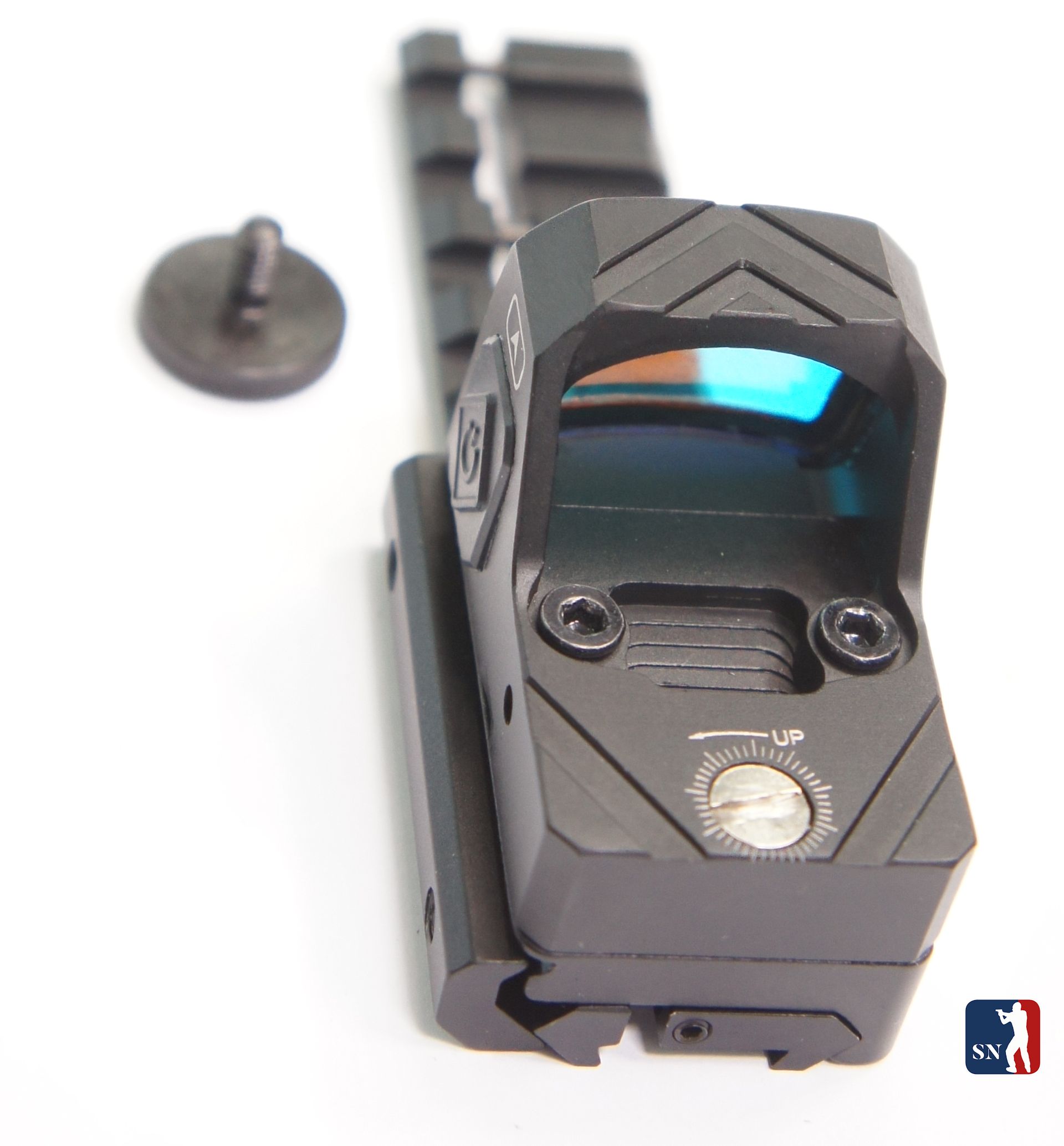 Reflexvisier mit Adapter f�r neueste HW 45 TROPHY und TARGET angepasst und mit Stopperschraube