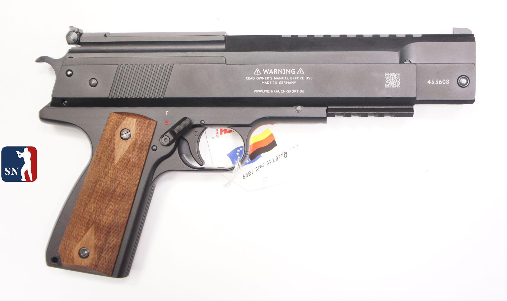 Luftpistole Weihrauch HW 45 TROPHY Kaliber 4,5mm