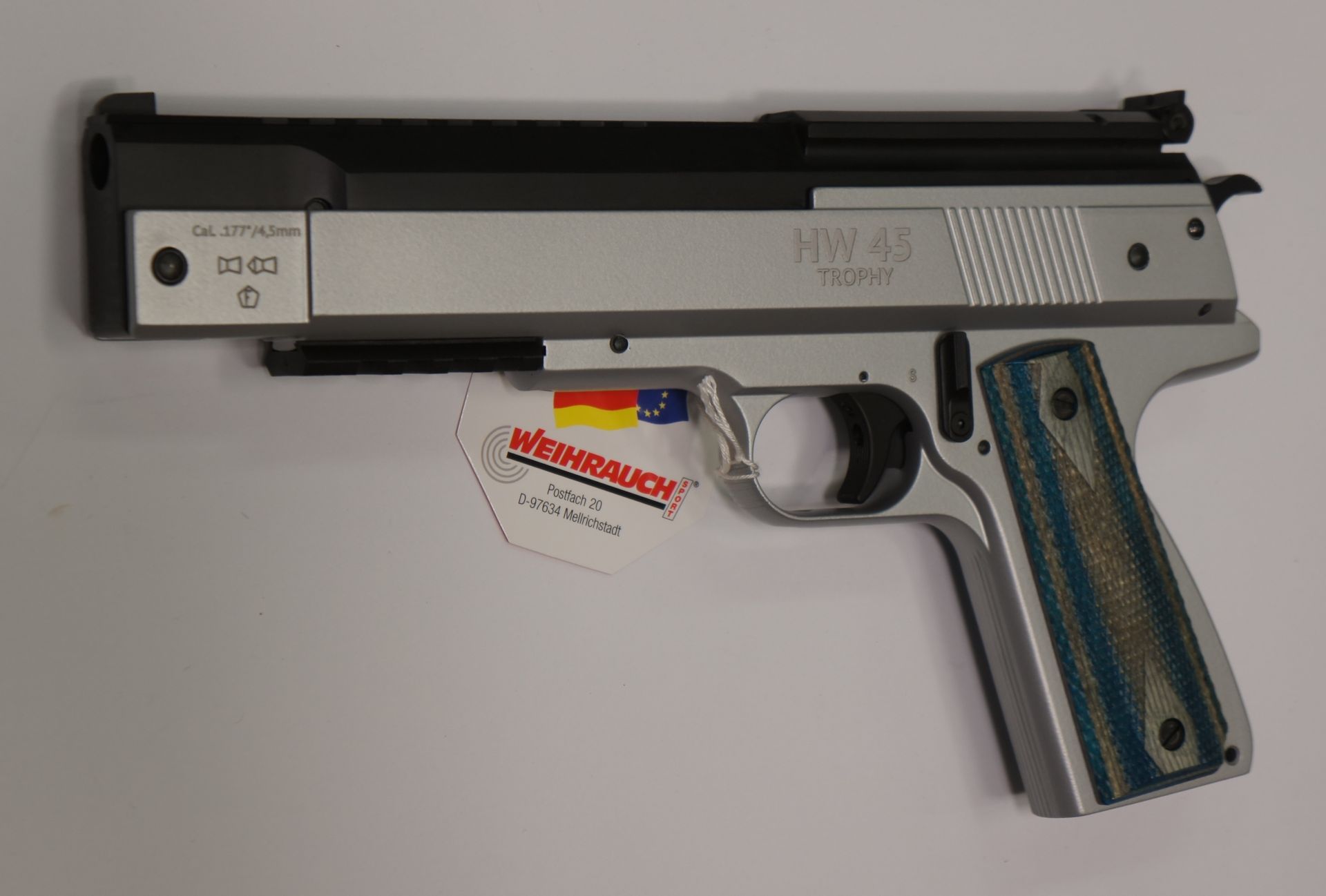 Luftpistole Weihrauch HW 45 Trophy Kaliber 4,5mm