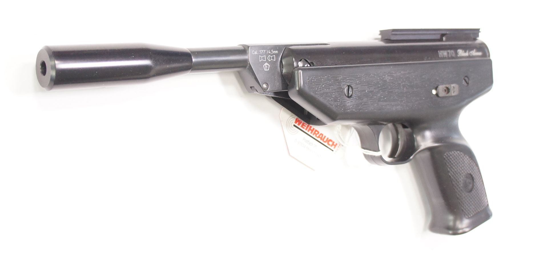 Luftpistole Weihrauch HW 70 black Arrow mit schwarzem Griff