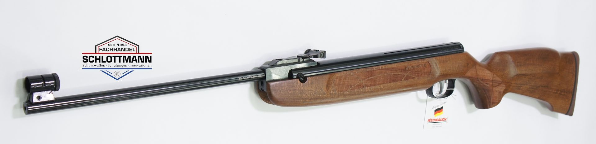 Luftgewehr HW 50 S mit Korntunnel und verschiedenen Korneinstzen 