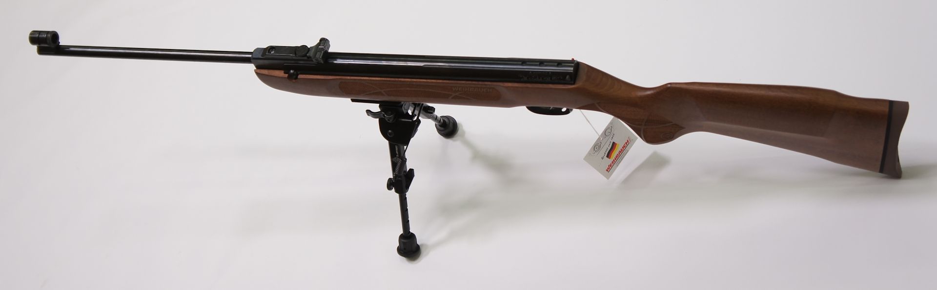 Montagebeispiel vom Weihrauch Luftgewehr Modell HW 50 S mit <a href=1165785-HW30-Set.htm>mit sehr gutem Zweibein</a> Nr. 1165785-HW30-Set