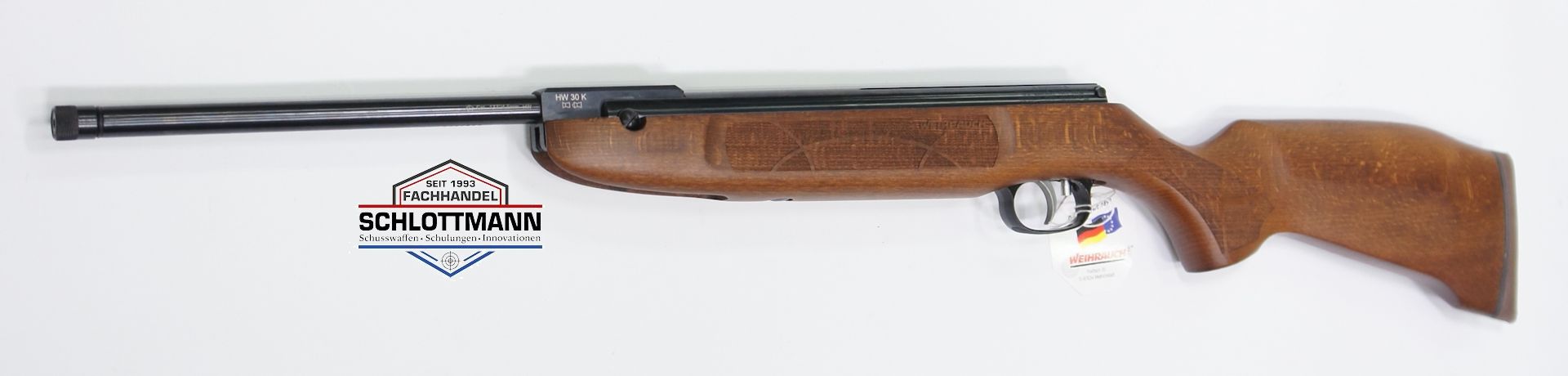 Luftgewehr HW 30S mit Laufgewinde und Mndungsmutter