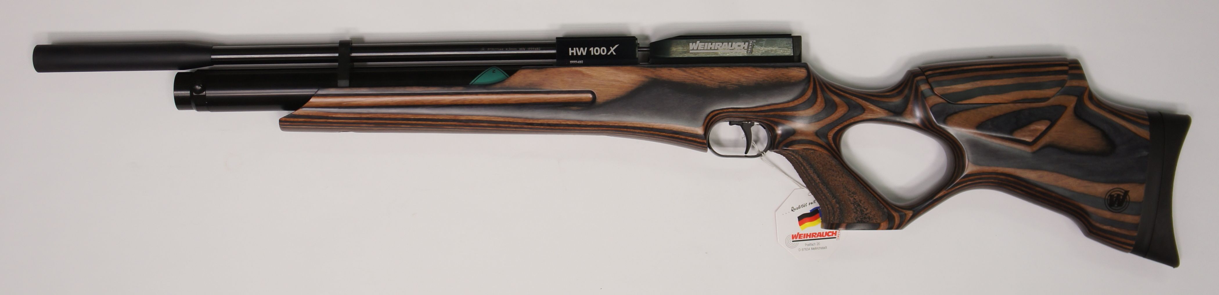Luftgewehr Weihrauch HW 100 XT, Special Edition, Kaliber 4,5 mm, F, mit verstellbarem Schichtholzschaft Luftgewehr Weihrauch HW 100 XT, Special Edition, Kaliber 4,5 mm, F, mit verstellbarem Schichtholzschaft