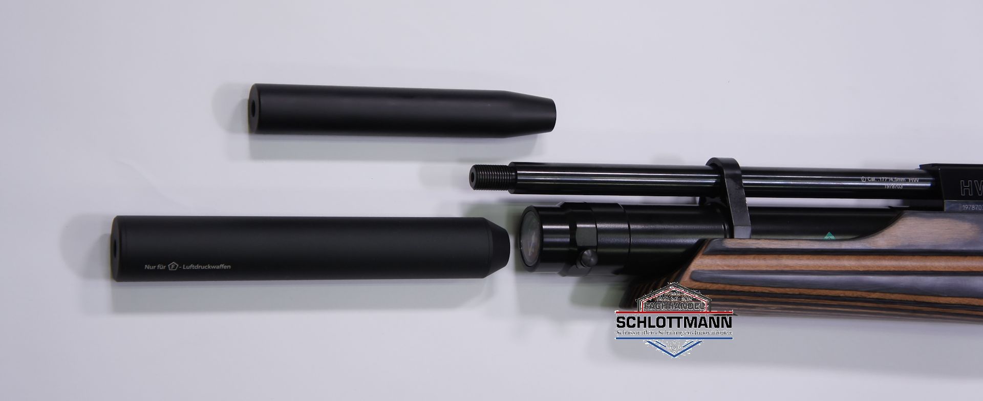 Luftgewehr Weihrauch HW 100 TK Special Edition, Kal. 4,5mm, F, mit verstellbarem Schichtholzschaft in der neuesten Ausführung
