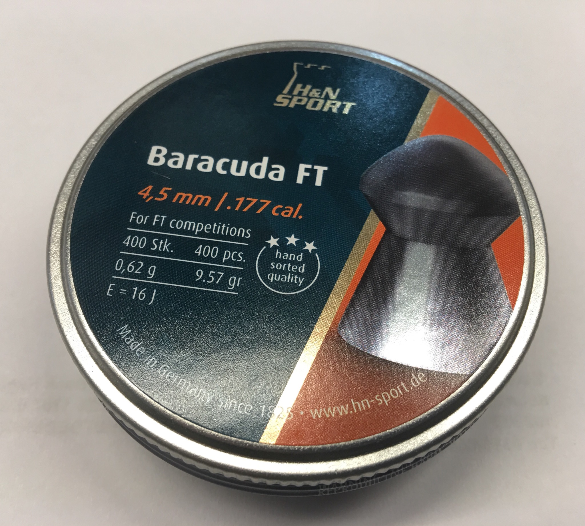 H&N Baracuda  FT, Kopfmaß  4,51mm