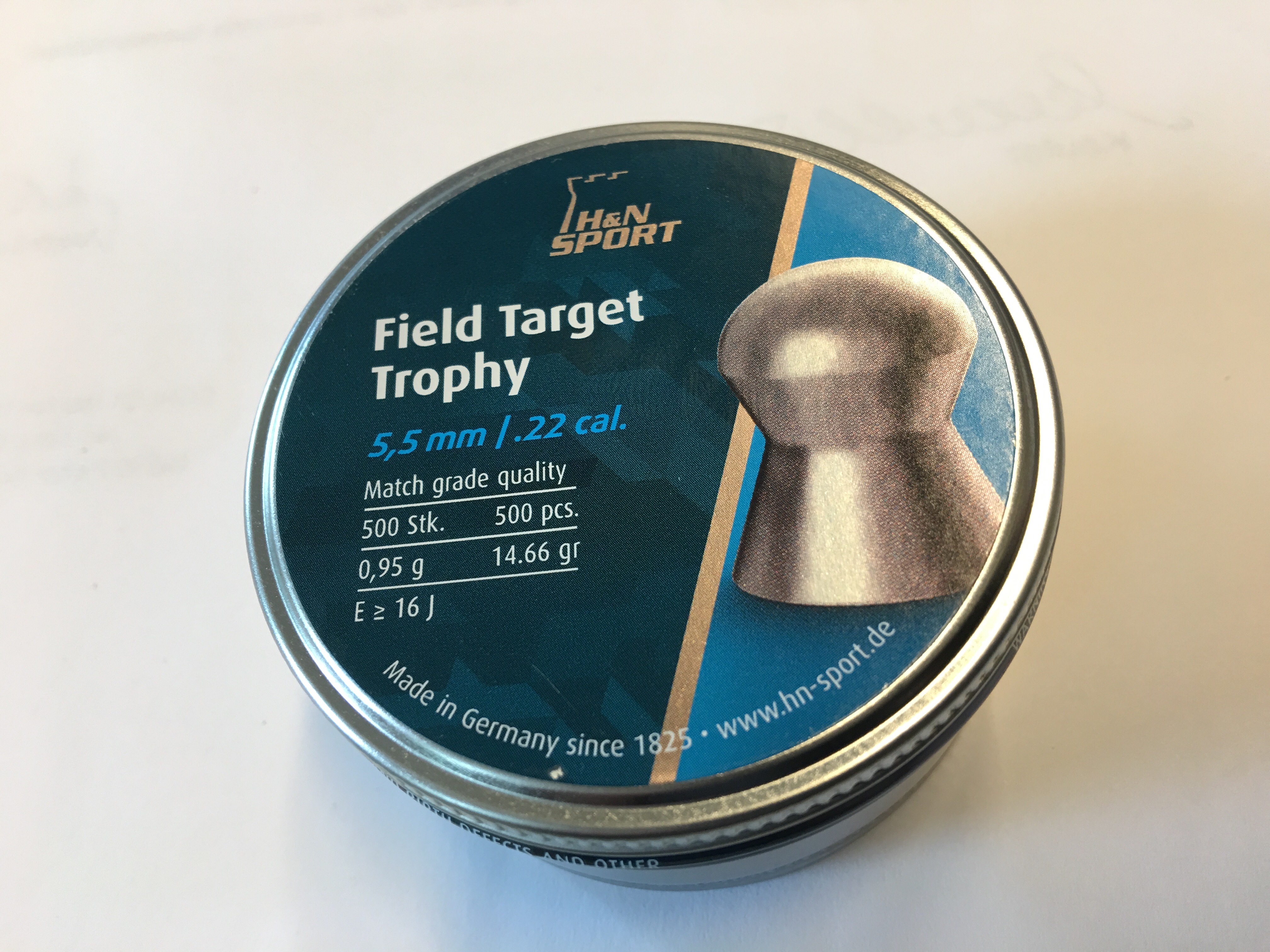 H&N Field Target Trophy 5,53mm, 250er Schachtel