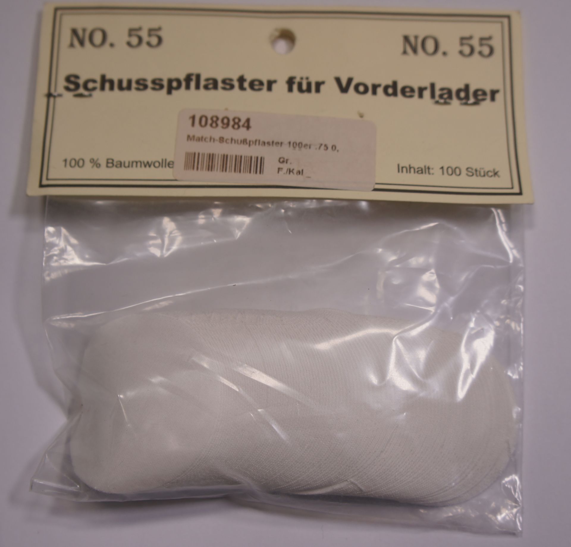 Kugelpflaster 0,25 dick, Kal .75