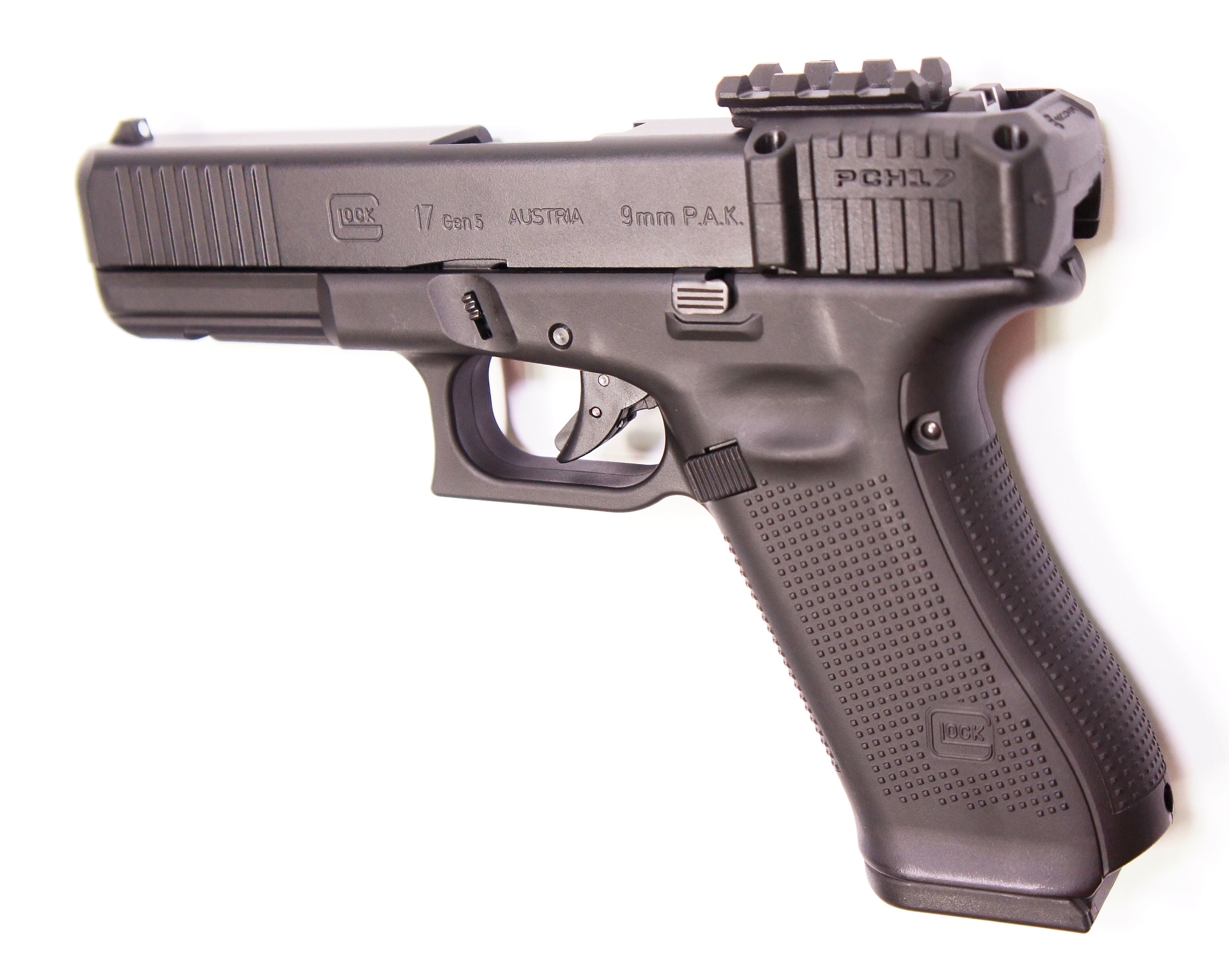 Dieser RECOVER Durchladehebel passt auch an Der Schreckschusspistole Glock 17