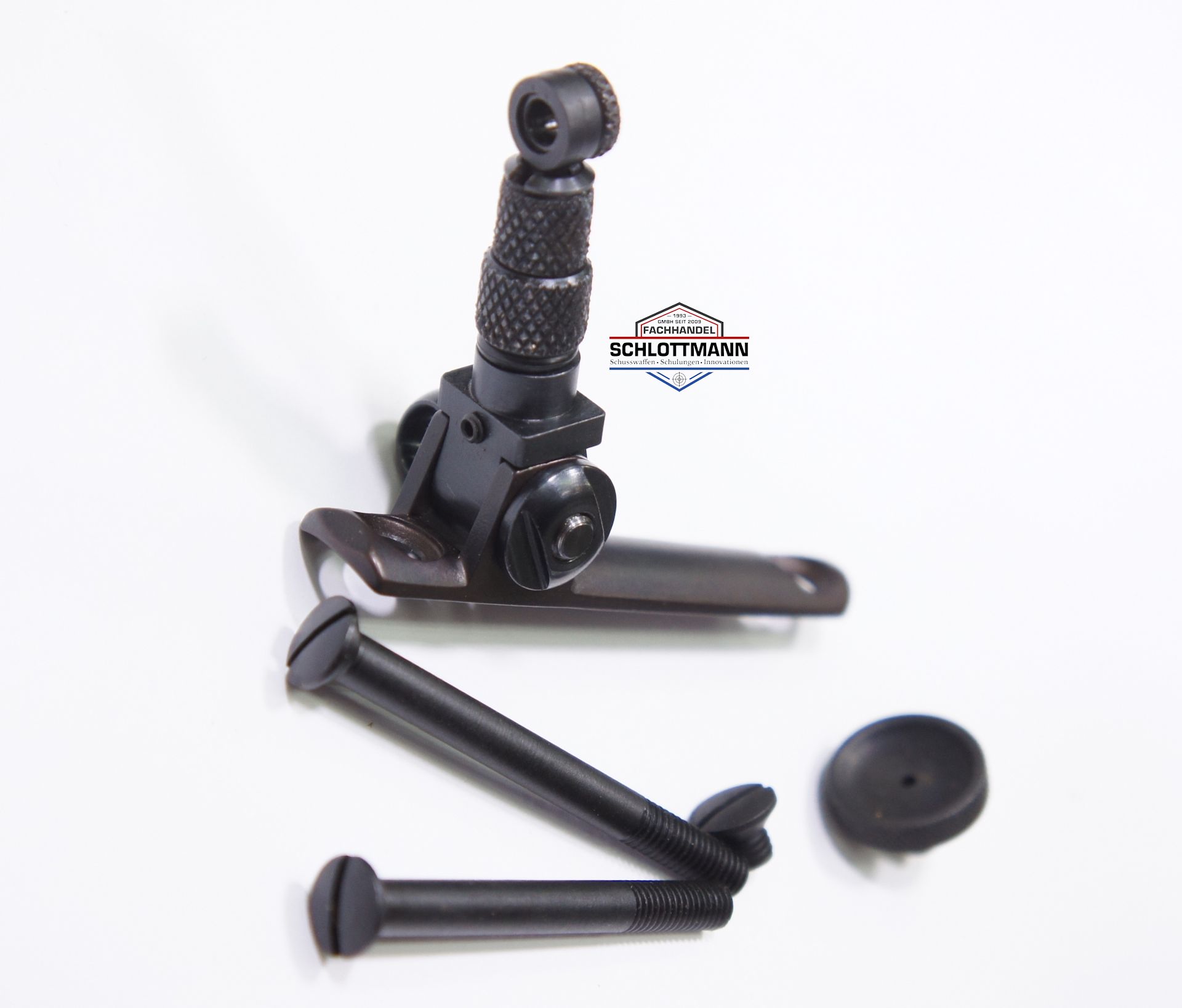 1886 Kolbenhalsdiopter, Lyman No 2 TANG sight, Lochkimme