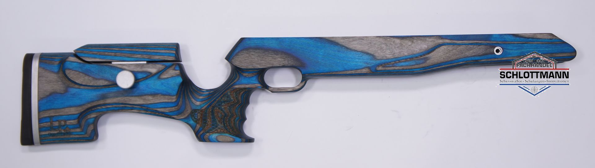 LP Gunstocks Version Fusion, Schichtholz Schaftfarbe hellblau-grau fr HW 77 und HW 97