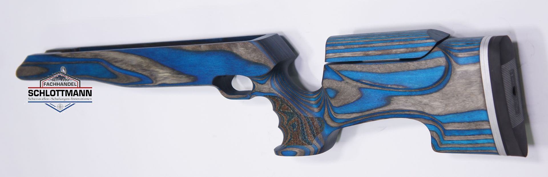 LP Gunstocks Version Fusion, Schichtholz Schaftfarbe hellblau-grau fr HW 77 und HW 97