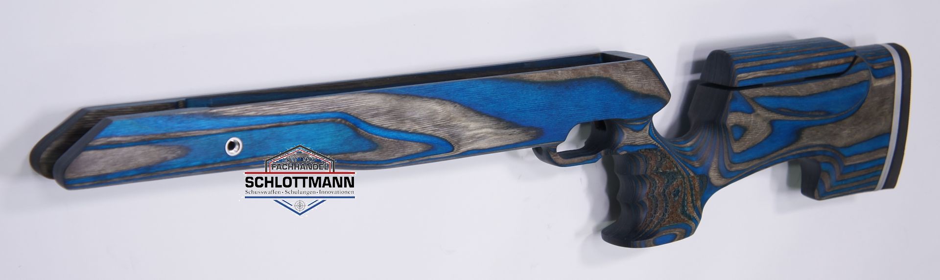 LP Gunstocks Version Fusion, Schichtholz Schaftfarbe hellblau-grau fr HW 77 und HW 97