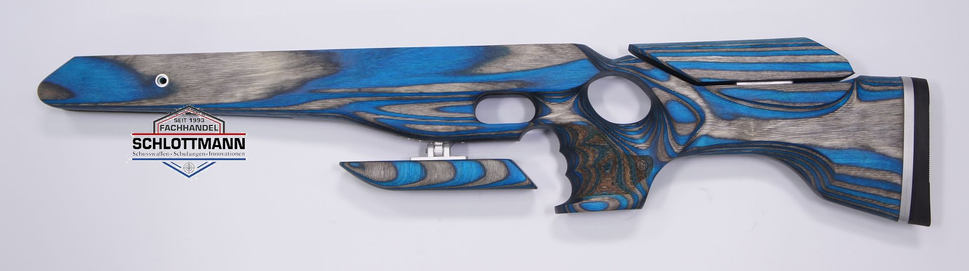 LP Gunstocks Version Tac2, Schichtholz, Schaftfarbe hellblau-grau fr HW 77 und HW 97