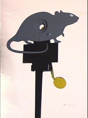Silhouette Ratte für Field Target Schießen