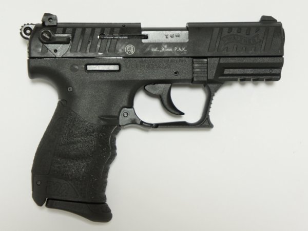 Gaspistole Walther P22 Q im Kaliber 9mm PA