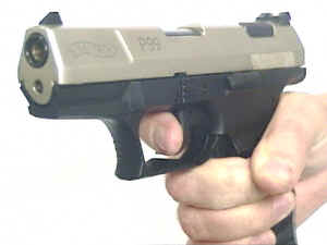 Walther P99 Schreckschusspistole vernickelt von vorne